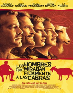 Los hombres que miraban fijamente a las cabras